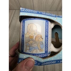 Vtg 94 Enesco Precious Moments Granddad Mug Granddads Are The Source Of Joy New